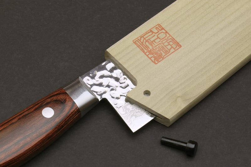 Yoshihiro Natural Magnolia Wood Saya Cover Blade Protector for Sujihiki Slicer (240mm) - Image 4